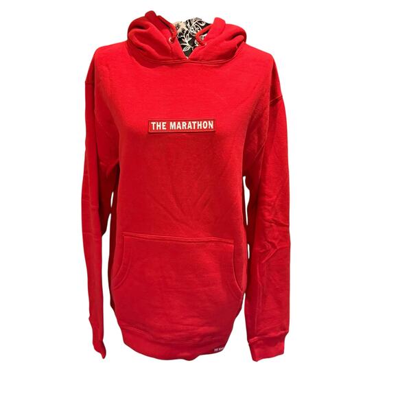 NWOT The Marathon Red Hoodie Size Small - Picture 1 of 10
